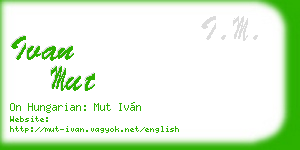 ivan mut business card